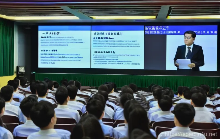 특수교육과 중등교육 - A vibrant, modern classroom bathed in natural light, where diverse students with various physical di...